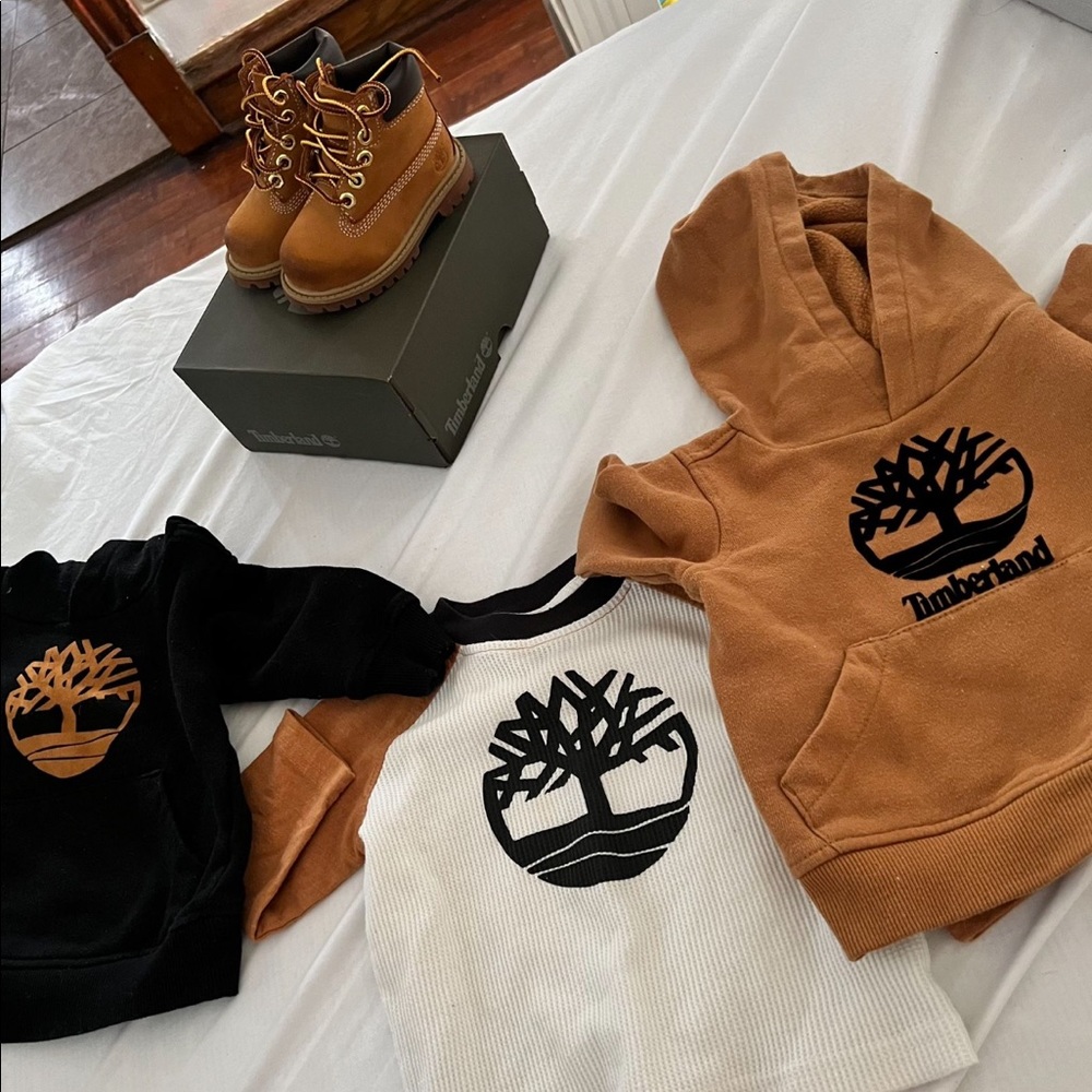 Baby / toddler boy timberland bundle.